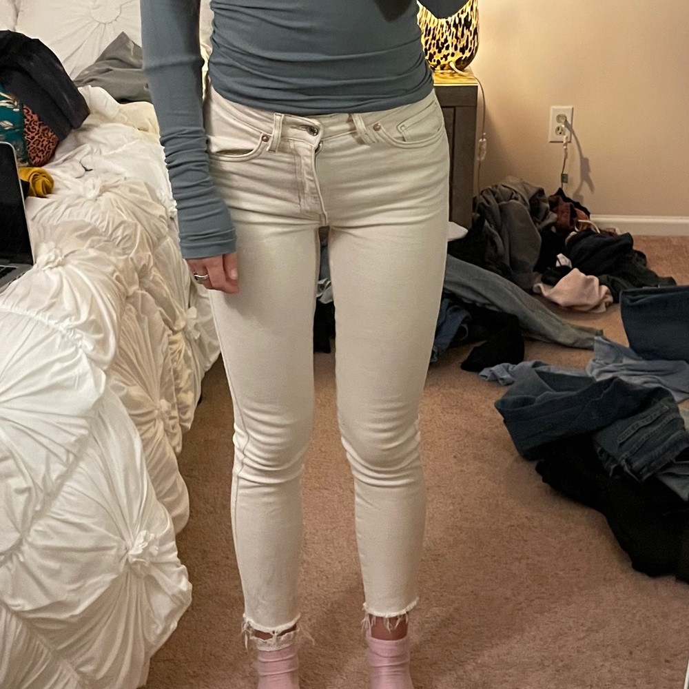 free people jeans light sand